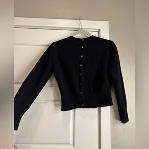 Carson Pirie Scott Women's Cropped Button-Up Cardigan Size Small